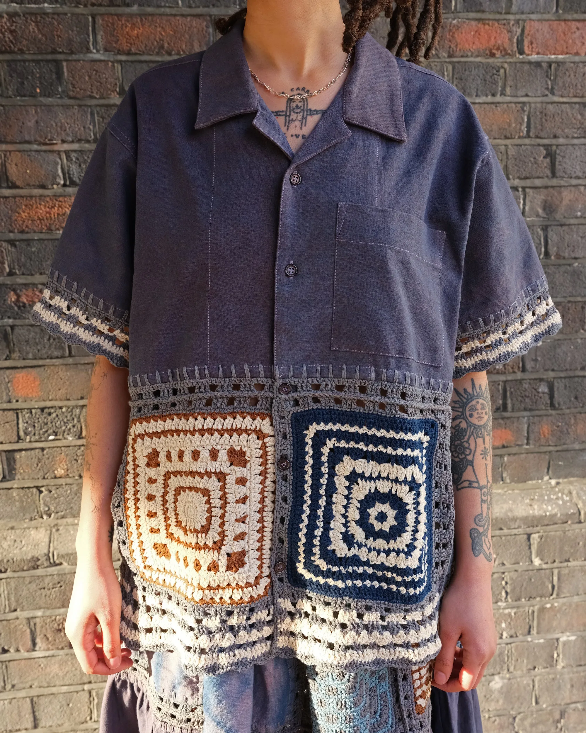 Greetings Shirt SS - Cosmic Crochet sold by Story Mfg. product image thumbnail 4