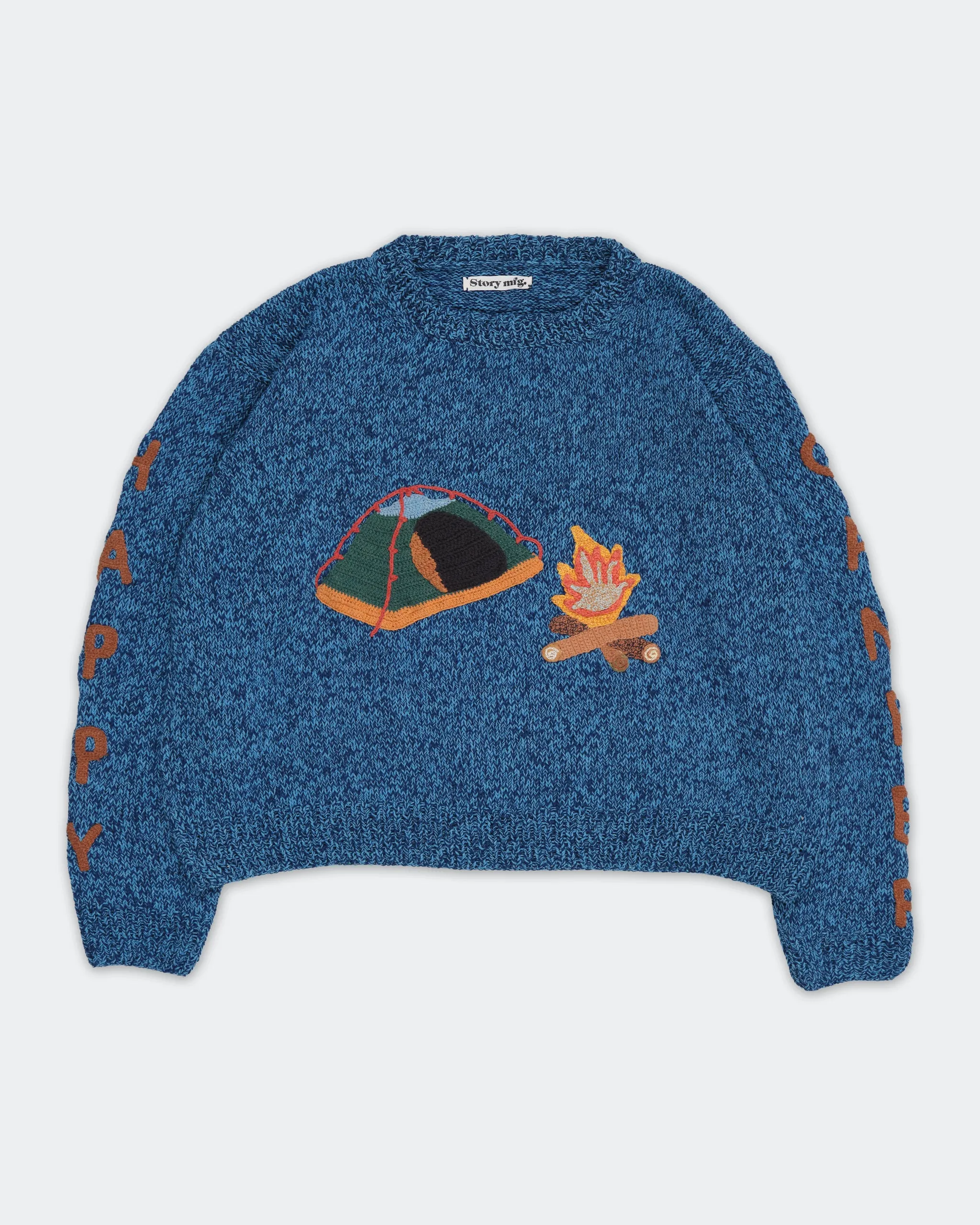Piper Knit Jumper - Happy Camper Indigo sold by Story Mfg. product image thumbnail 2