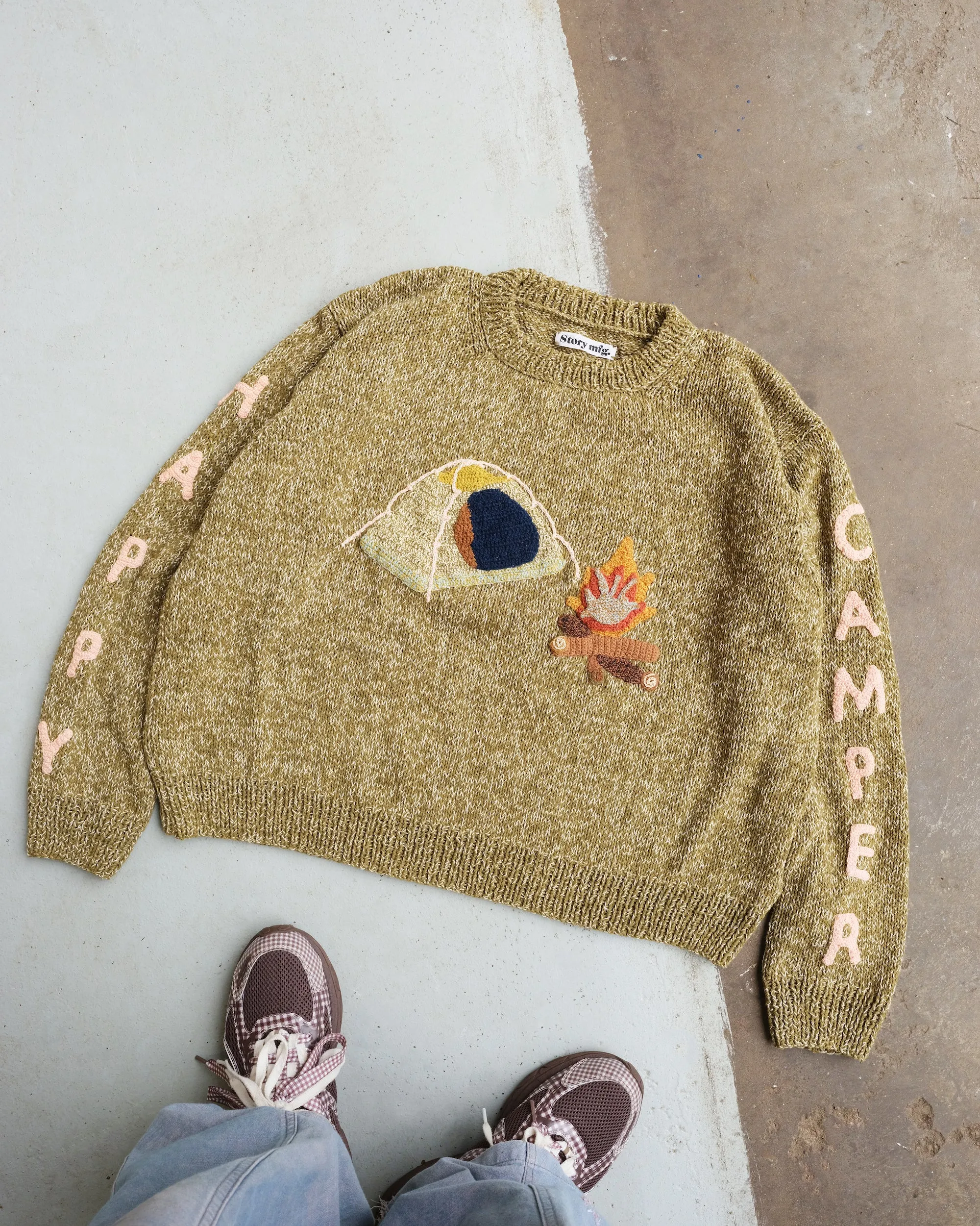 Piper Knit Jumper - Happy Camper sold by Story Mfg. product image thumbnail 2