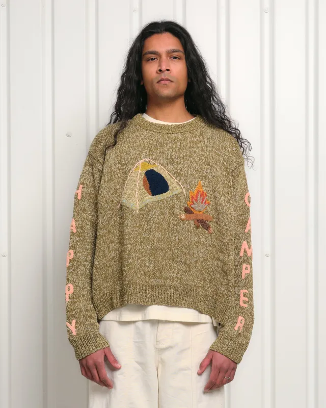 Piper Knit Jumper - Happy Camper made by Story Mfg.