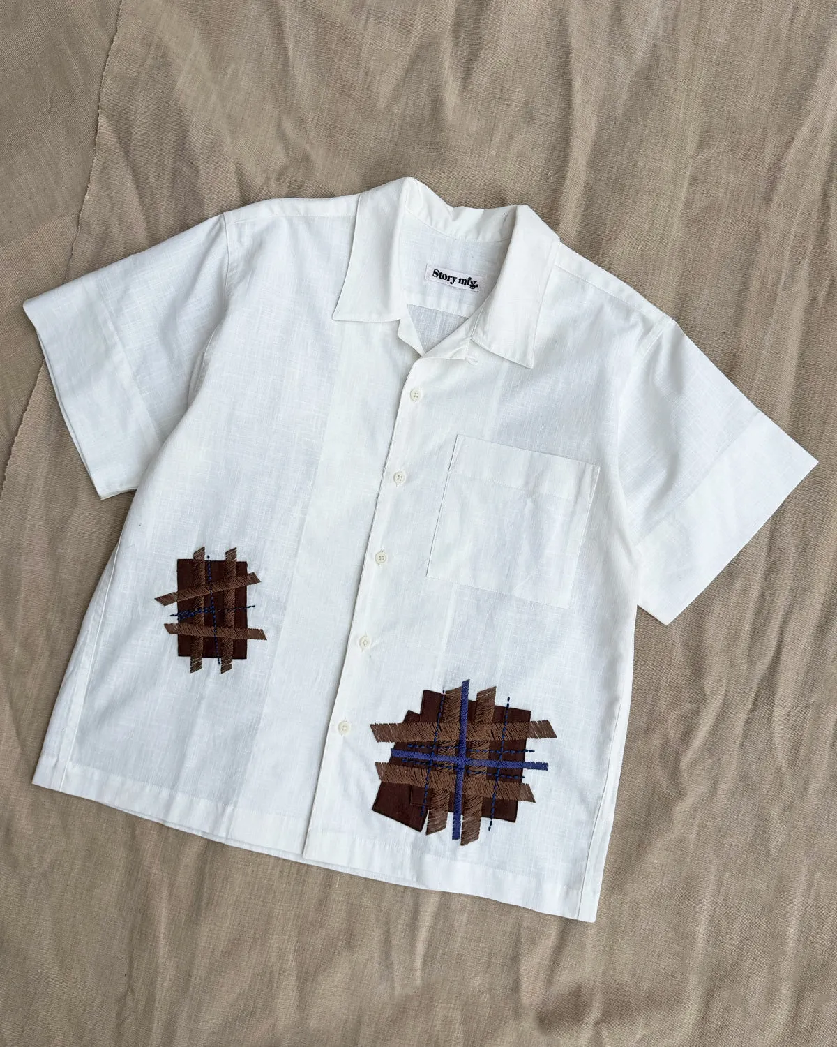 Uniform Shirt - Ecru Patched Up sold by Story Mfg. product image thumbnail 3