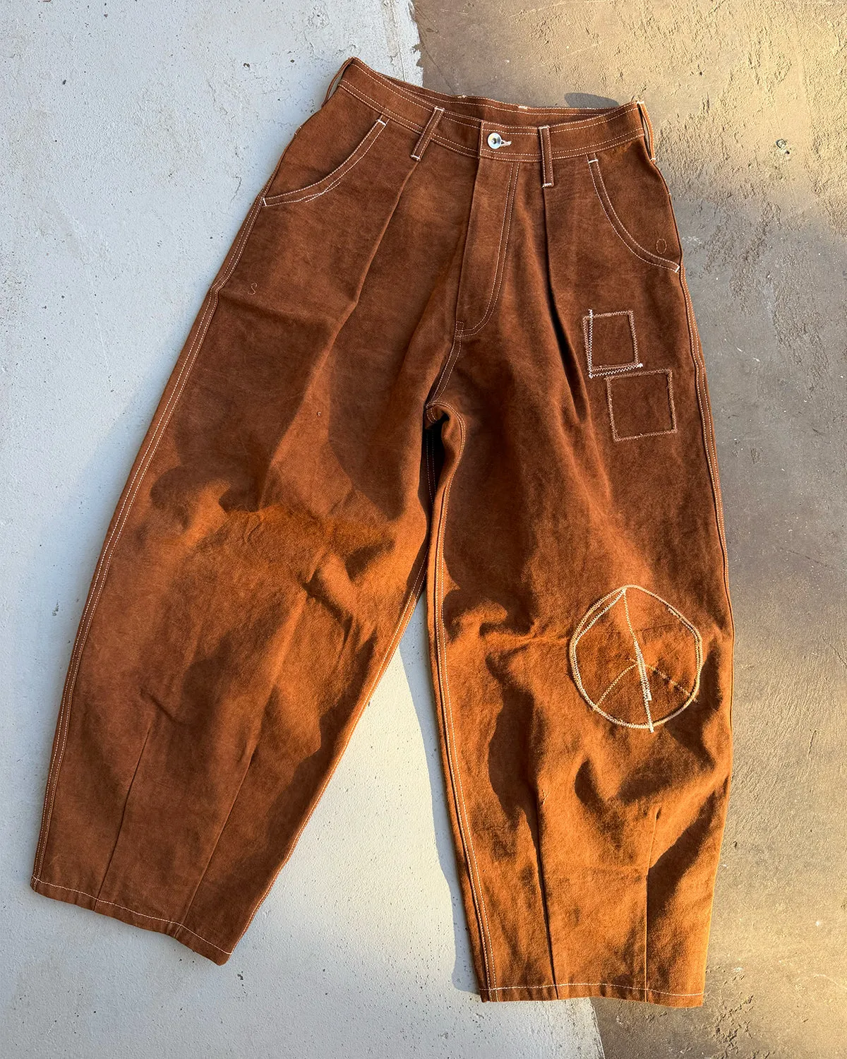 Lush Pants - Brown Zig Zag sold by Story Mfg. product image thumbnail 2