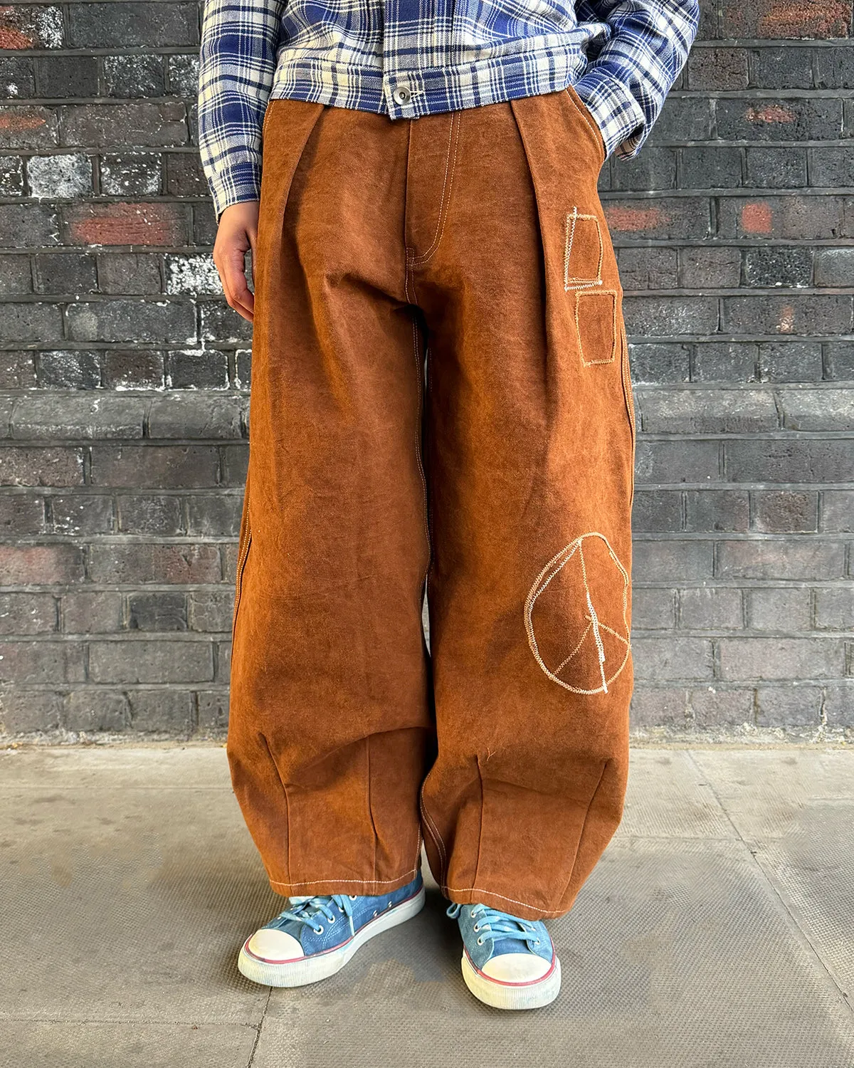 Lush Pants - Brown Zig Zag sold by Story Mfg. product image thumbnail 3