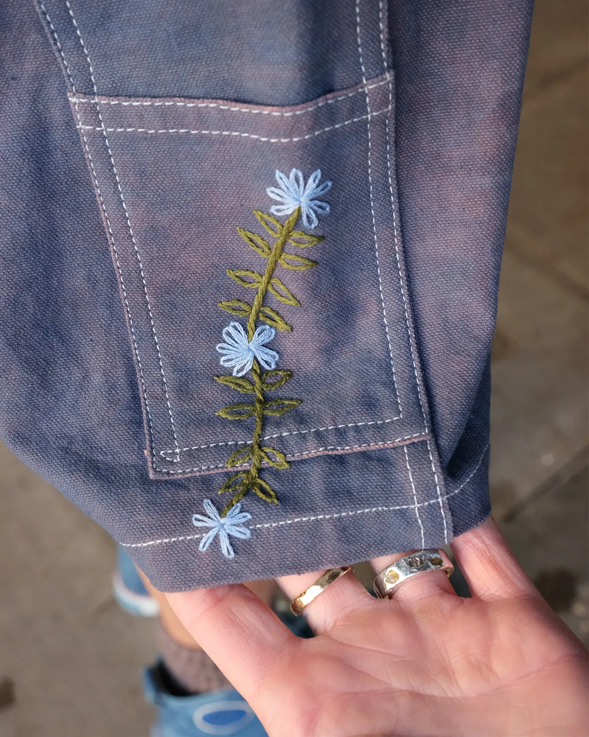 Lush Carpenter Shorts - Blurple sold by Story Mfg. product image thumbnail 4