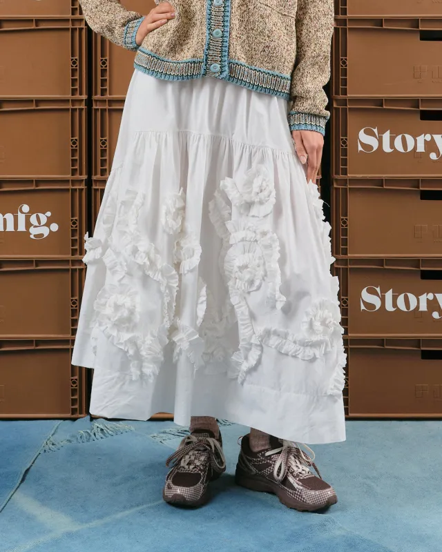 Orbit Skirt - Ecru Fossil made by Story Mfg.