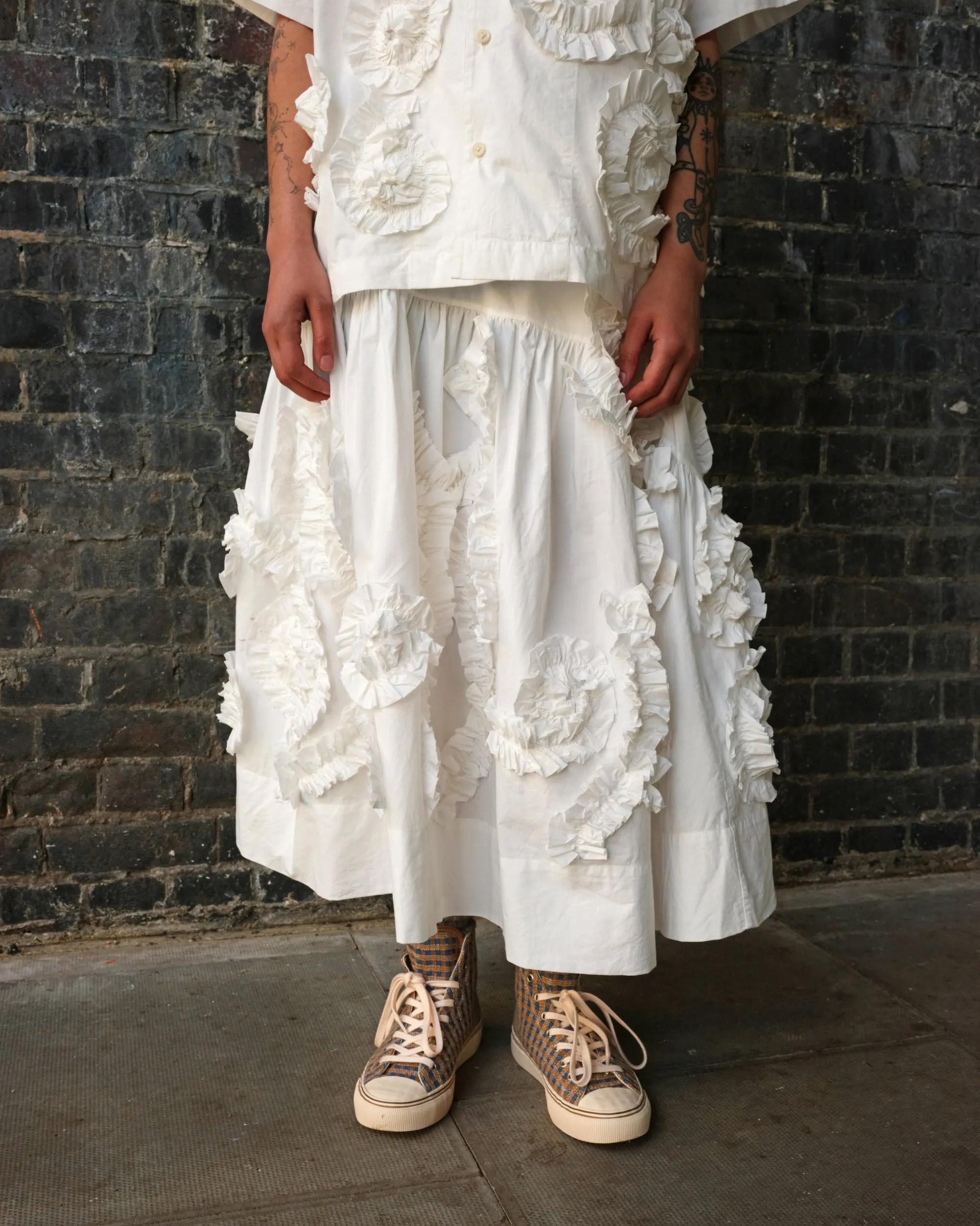 Orbit Skirt - Ecru Fossil sold by Story Mfg. product image thumbnail 4
