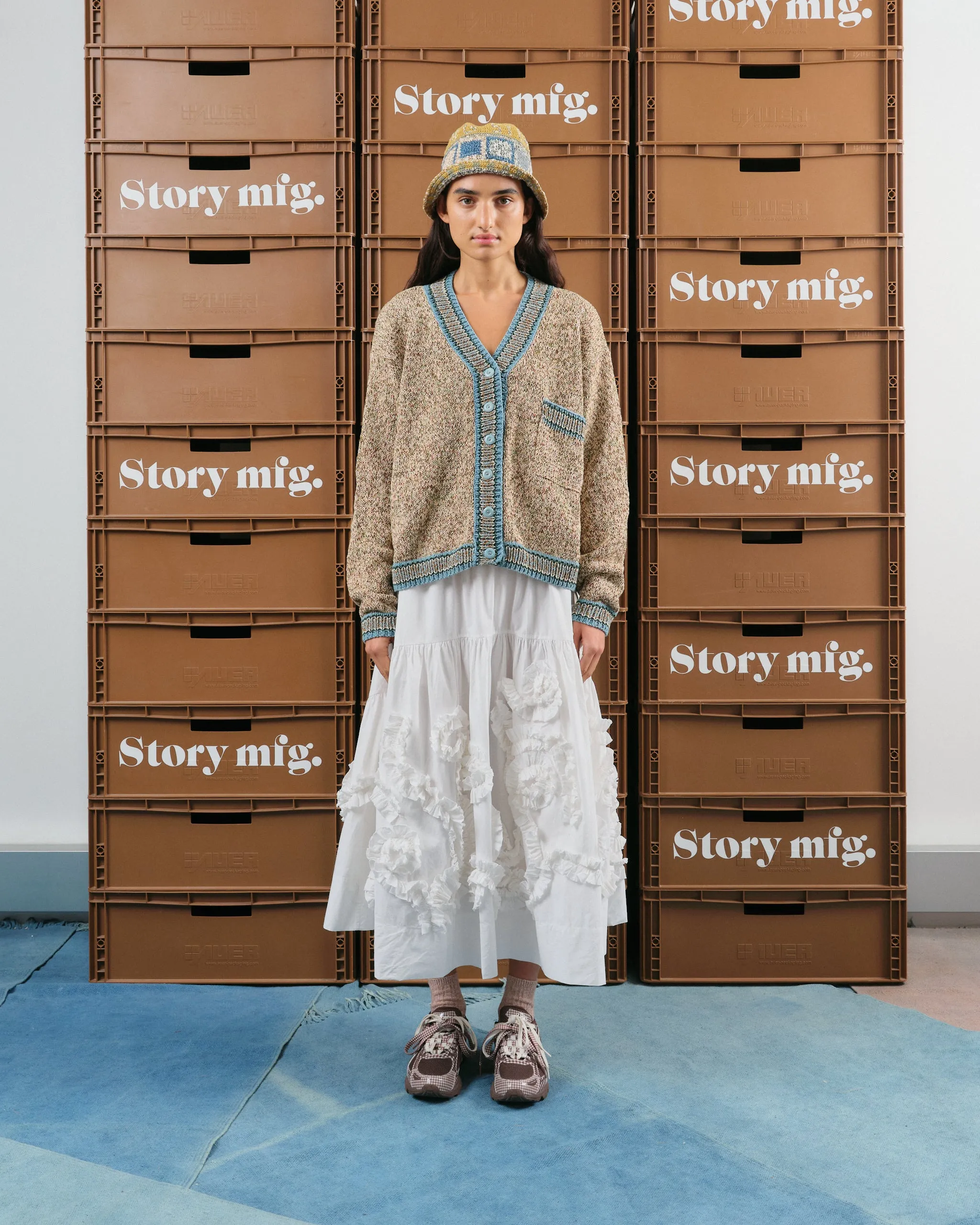Orbit Skirt - Ecru Fossil sold by Story Mfg. product image thumbnail 2