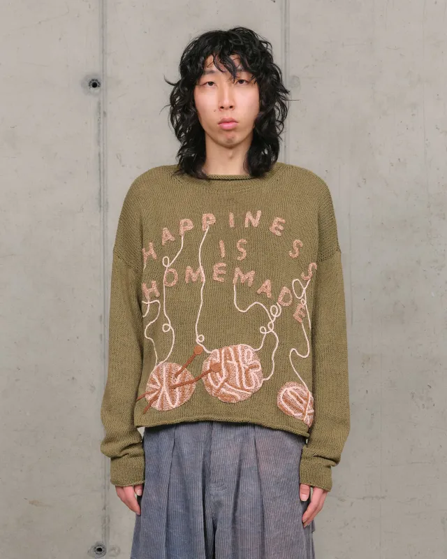 Twinsun Knit Rollneck - Olive Homemade made by Story Mfg.