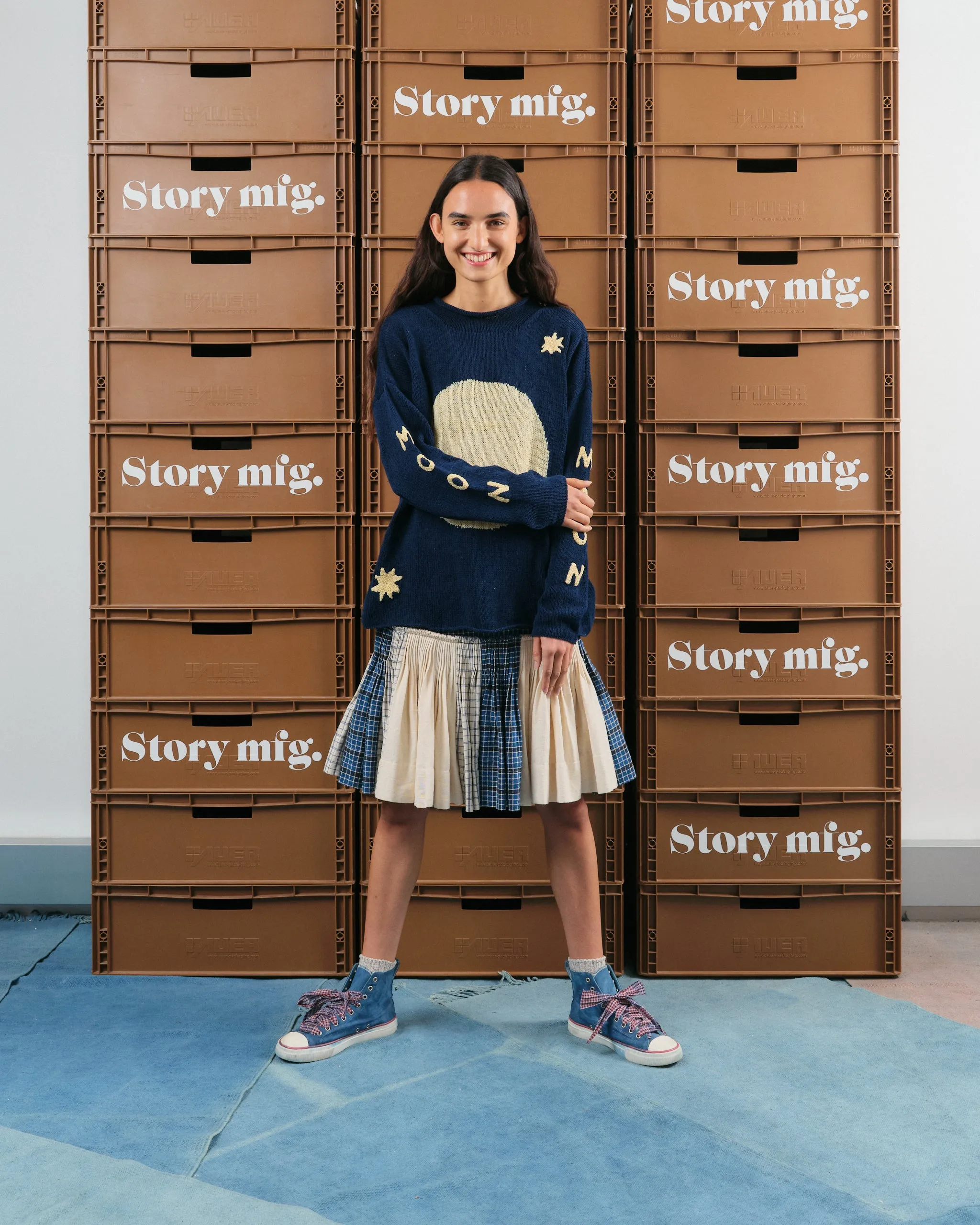 Nest Mini Skirt - Scrapbook Stripe sold by Story Mfg. product image thumbnail 2