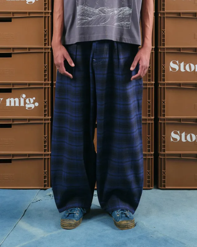 Lush Pants - Solar Check Handloom made by Story Mfg.