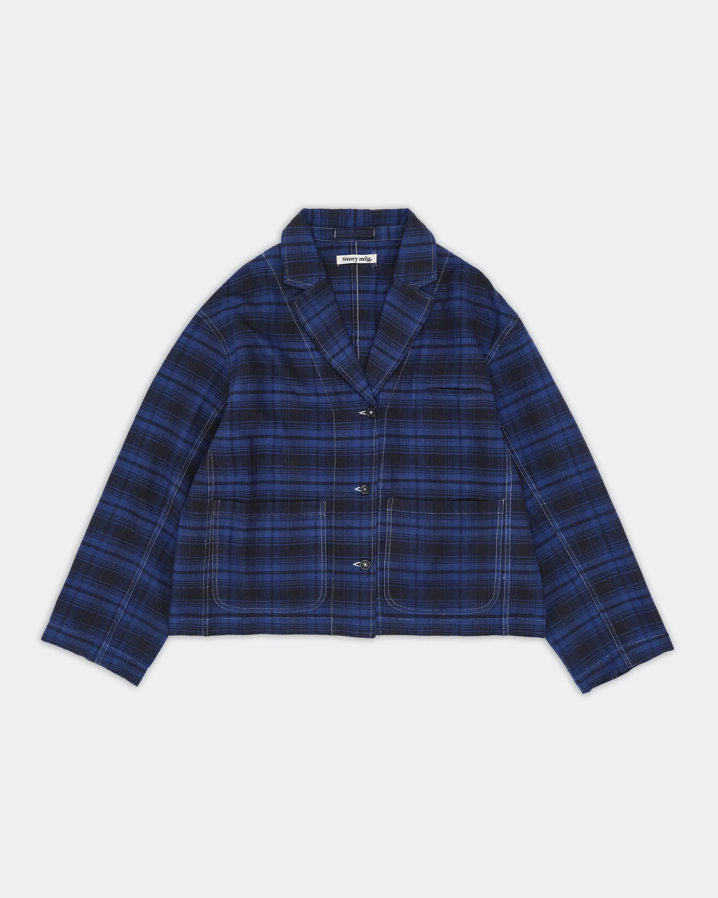 Cove Jacket - Solar Check sold by Story Mfg. product image thumbnail 3