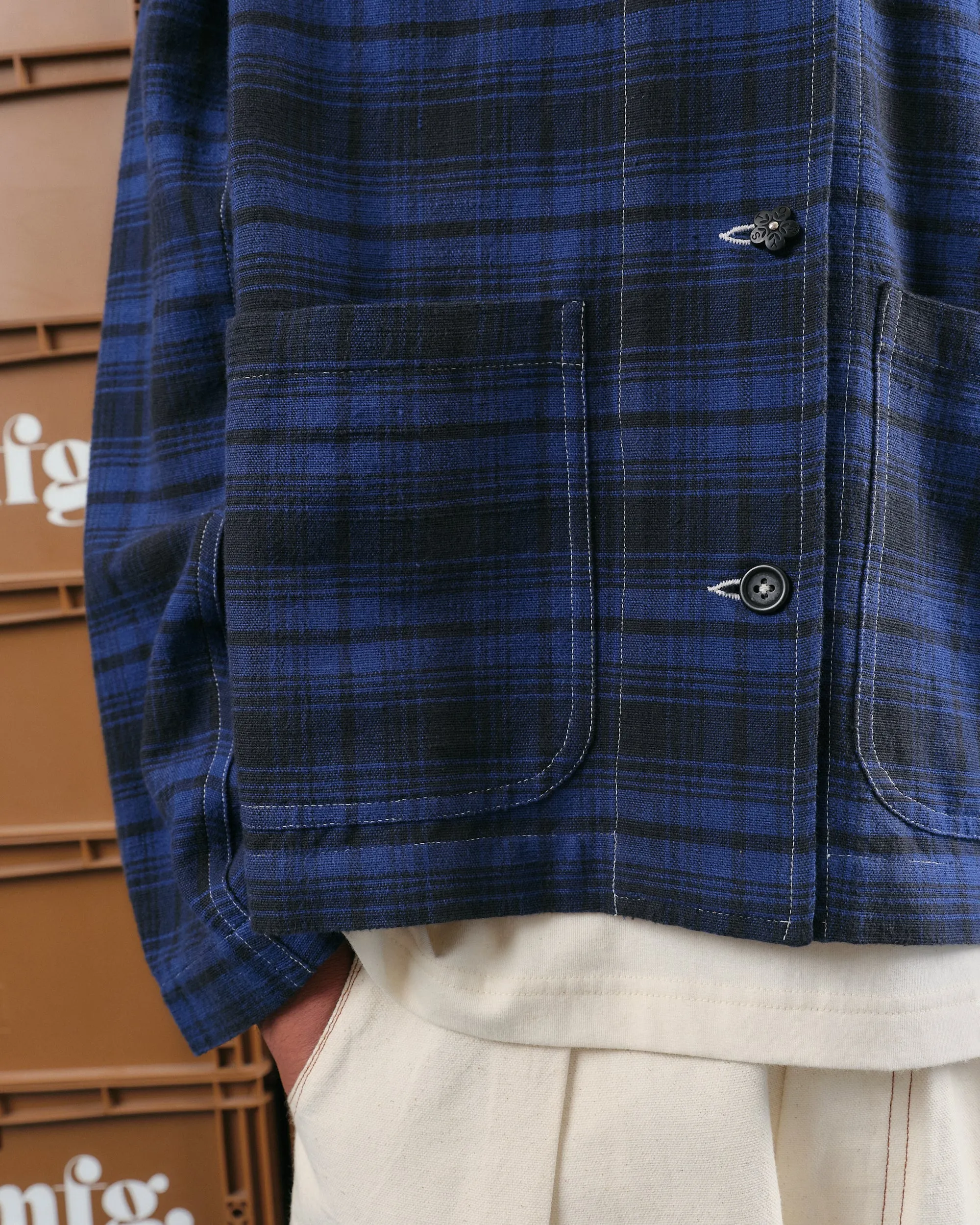 Cove Jacket - Solar Check sold by Story Mfg. product image thumbnail 5