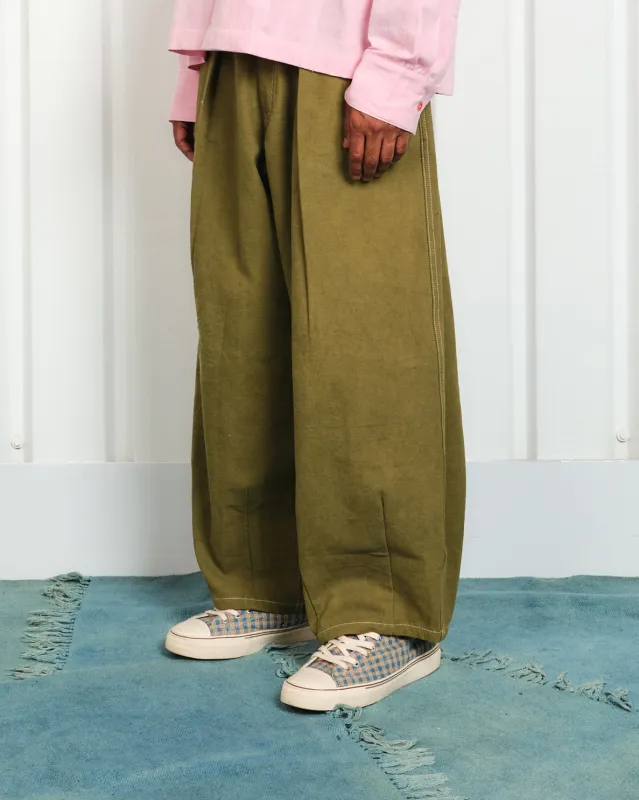 Lush Pants - Olive Scarecrow made by Story Mfg.
