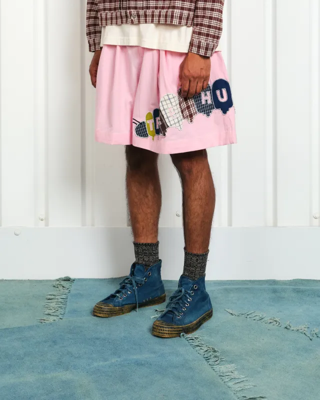 Bridge Shorts - Pink Caterpillar made by Story Mfg.