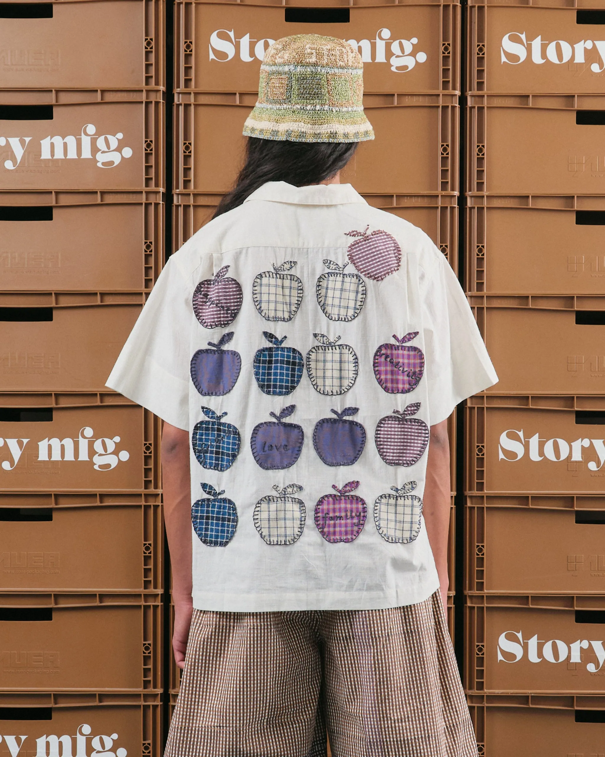 Greetings Shirt SS - Ecru Affirmations sold by Story Mfg.