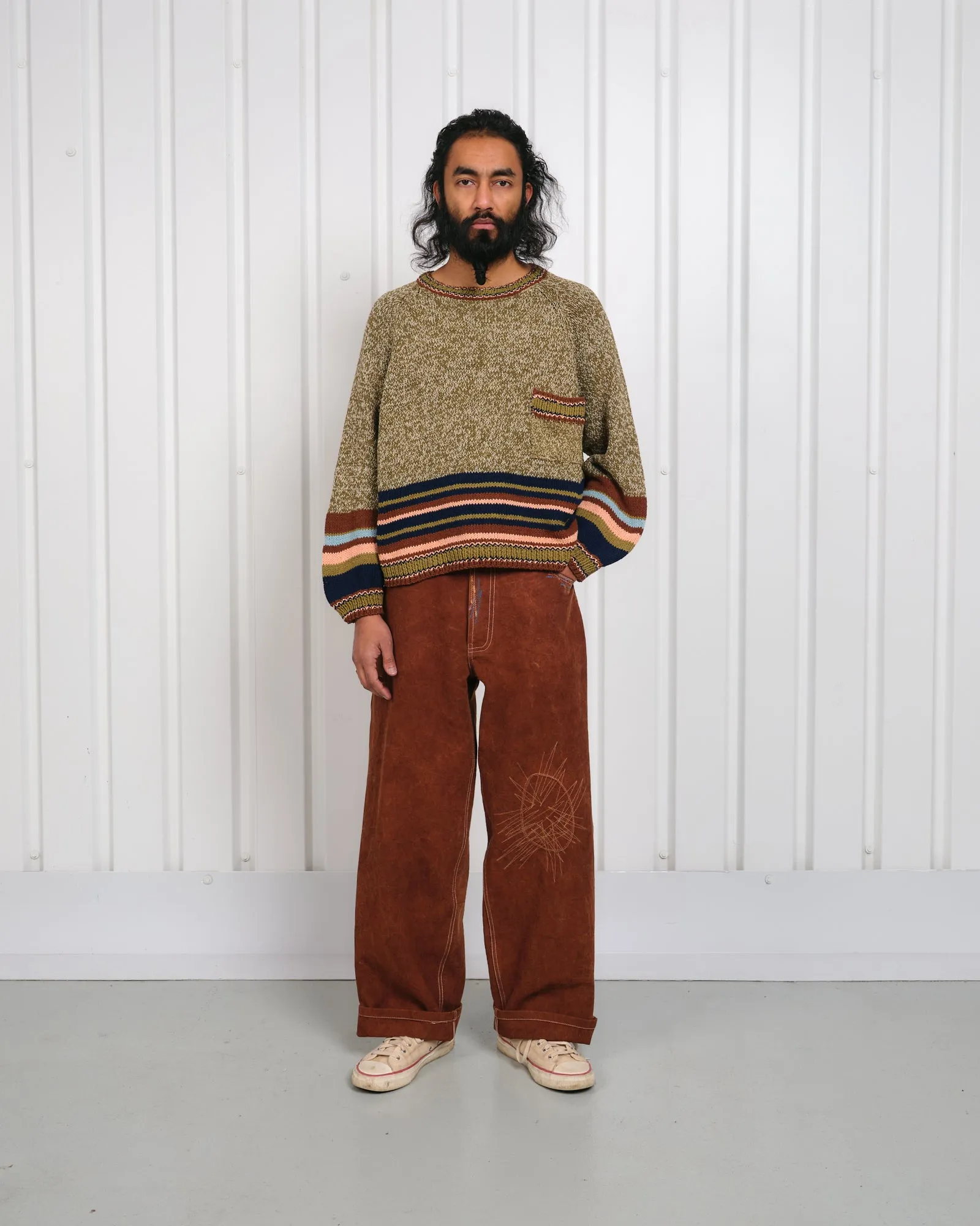Poetry Pants - Brown Heart Repair sold by Story Mfg. product image thumbnail 2