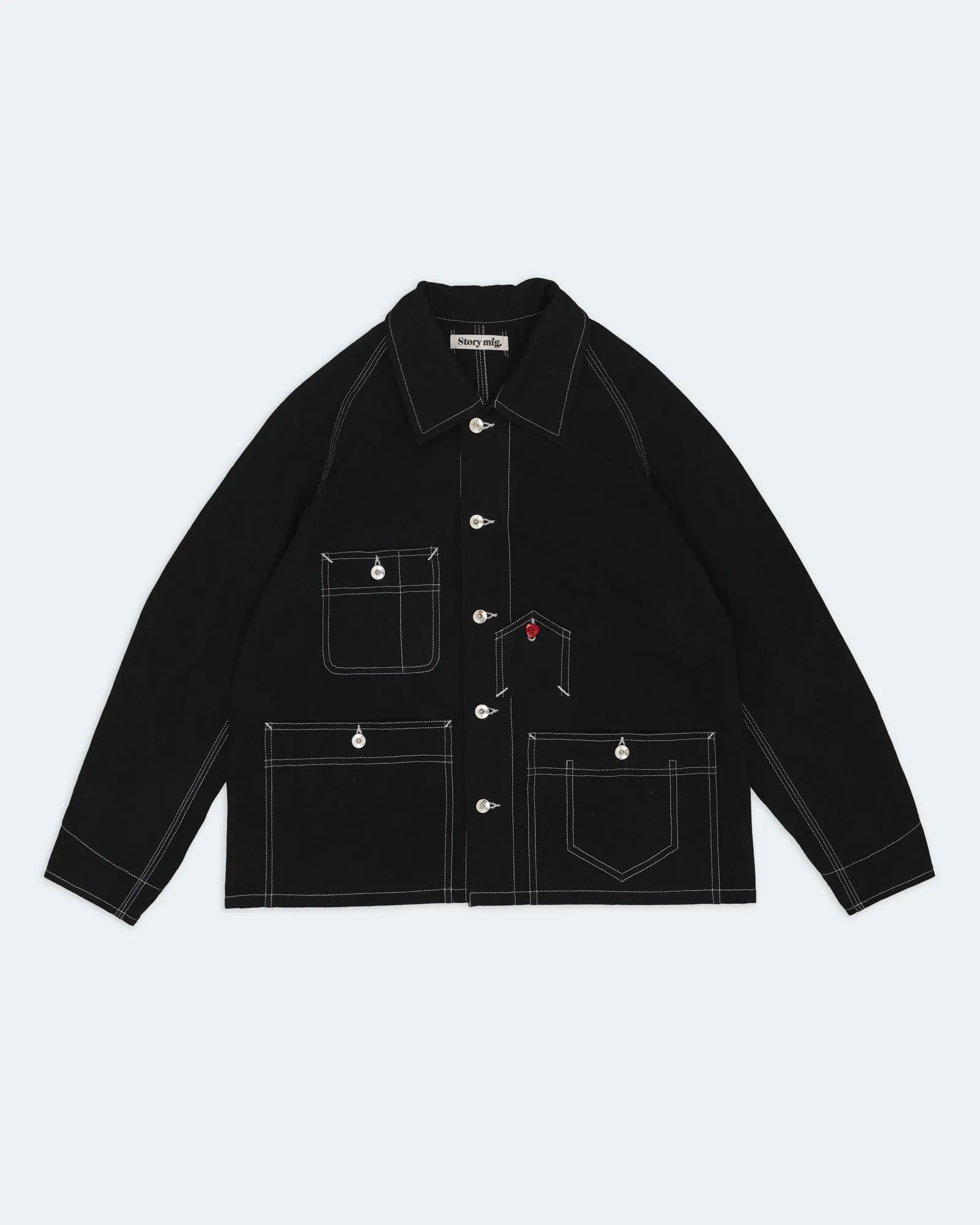 Depot Jacket - Love Letter Black sold by Story Mfg. product image thumbnail 3