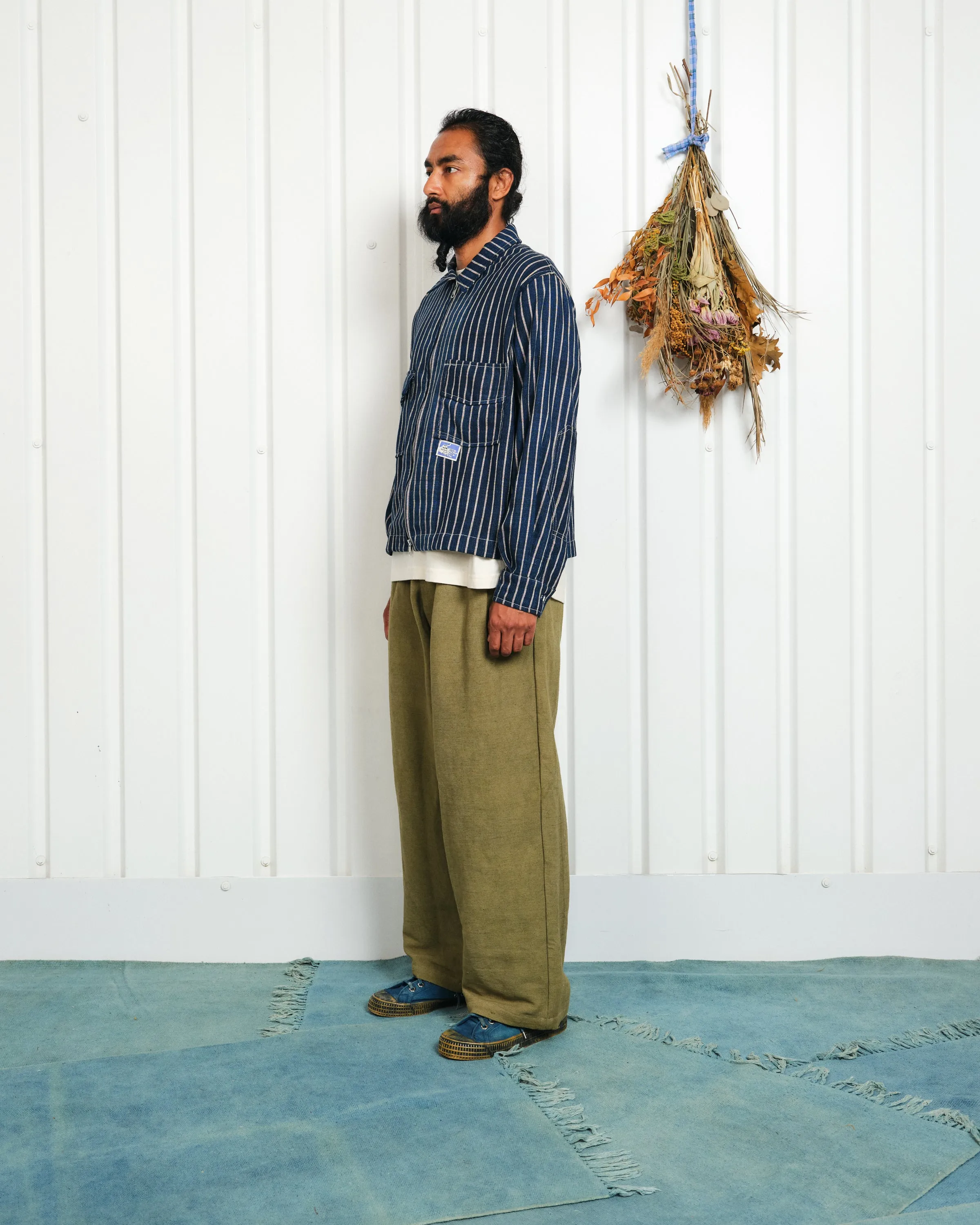 555 Jacket - Indigo Railroad Stripe sold by Story Mfg. product image thumbnail 4