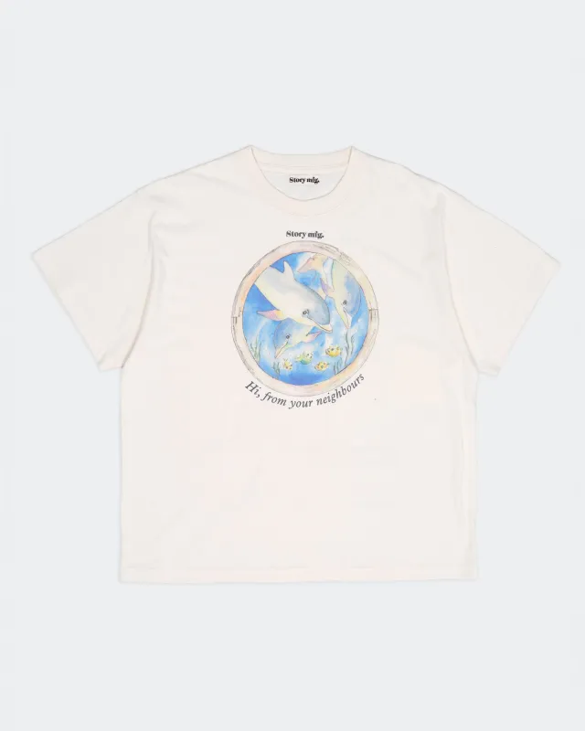 Grateful Tee SS - Ecru Neighbours made by Story Mfg.