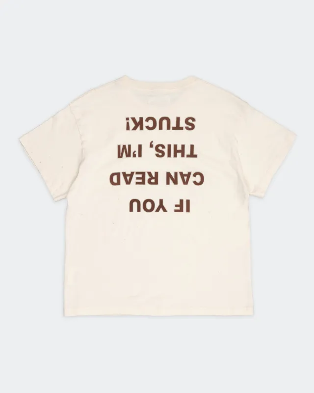 Grateful Tee SS - Ecru I'm Stuck made by Story Mfg.