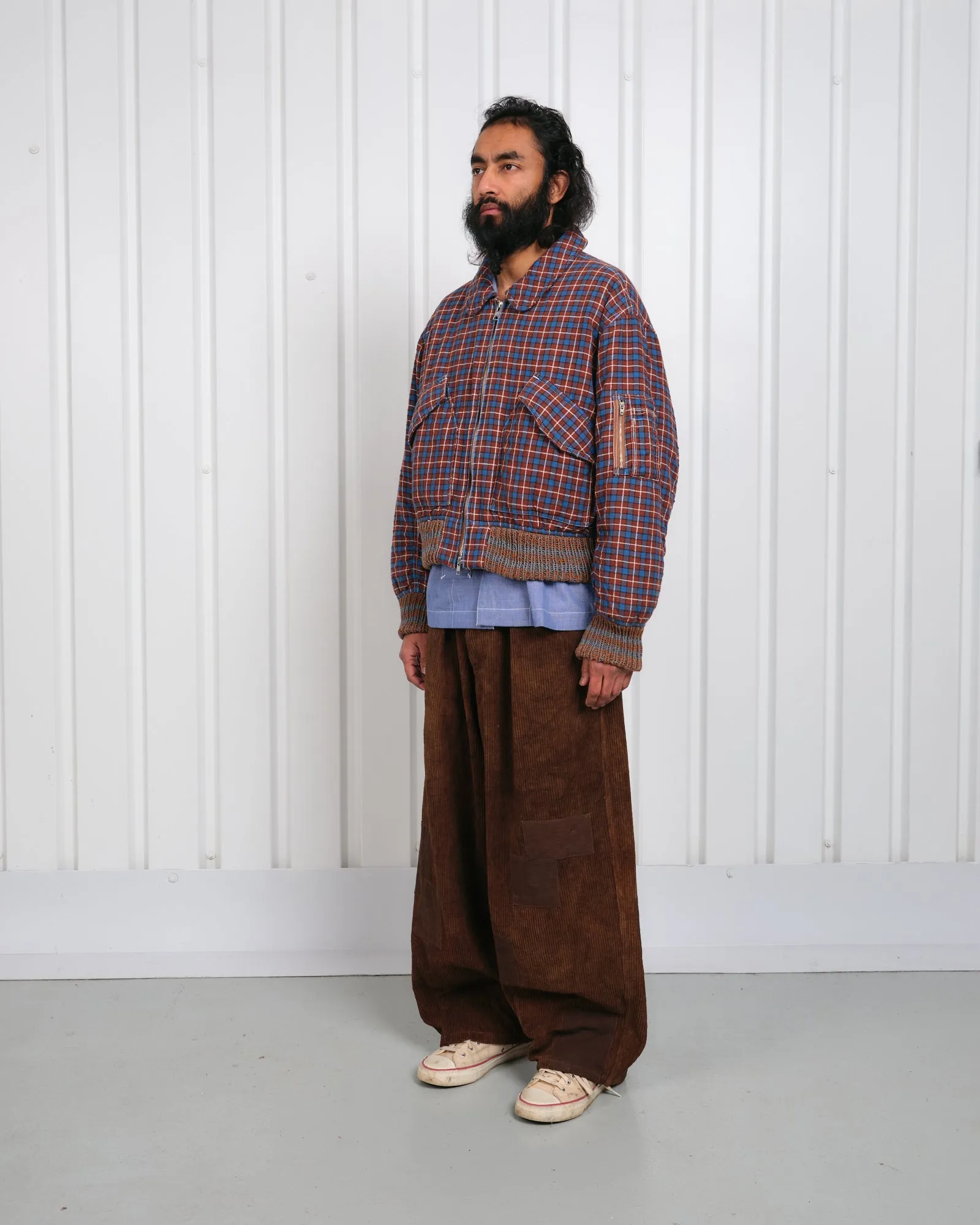 Grain Bomber Jacket - Sandstone Handloom sold by Story Mfg. product image thumbnail 5