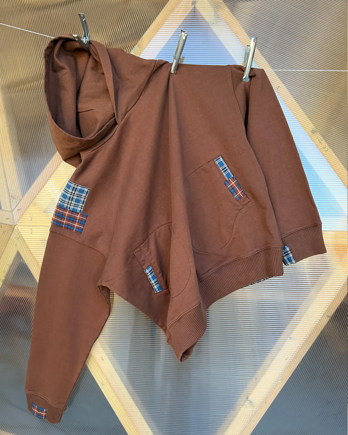 Mitten Hoodie - Brown Picnic sold by Story Mfg. product image thumbnail 4