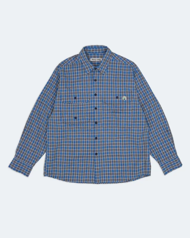 Harvest Shirt - Kyanite Handloom made by Story Mfg.