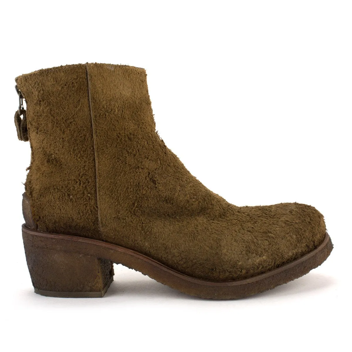 TEXAS 03 ROUGH SUEDE BOOTS – Moss sold by Punto Pigro product image thumbnail 2