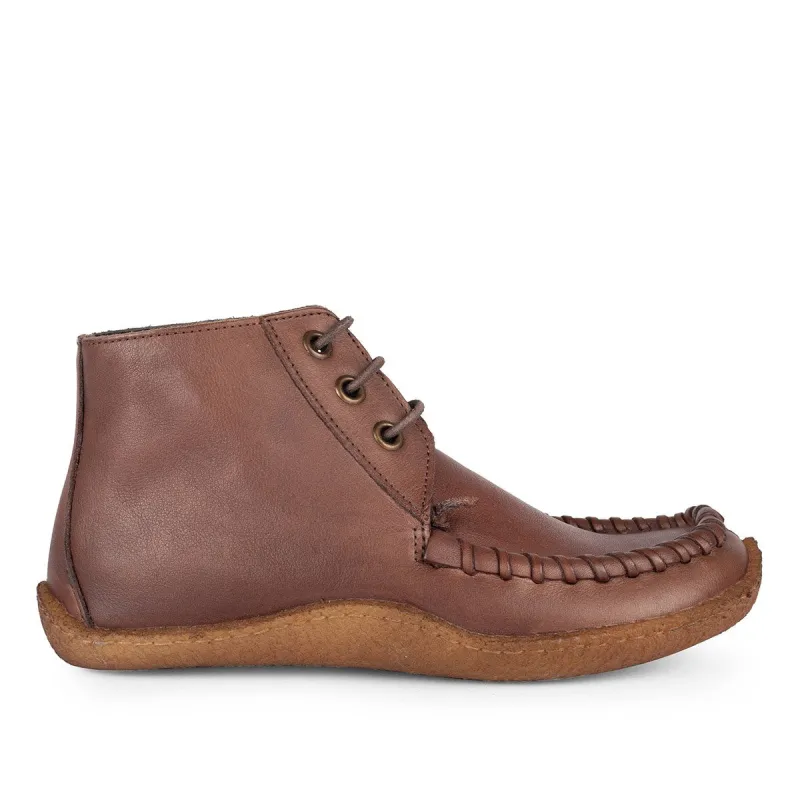HRN 03 –  Dark Brown ankle boots sold by Punto Pigro