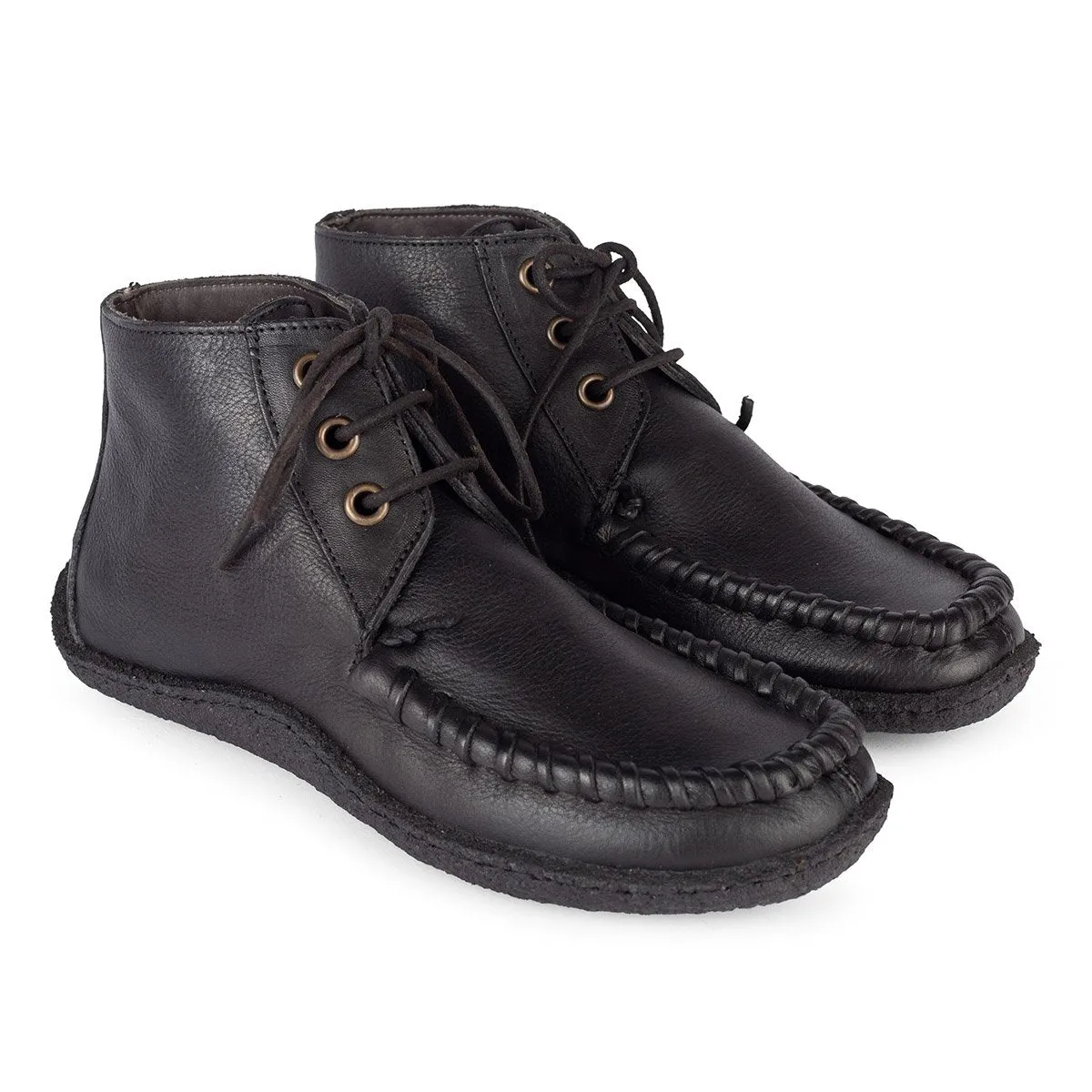 HRN 03 – Black ankle boots sold by Punto Pigro product image thumbnail 2