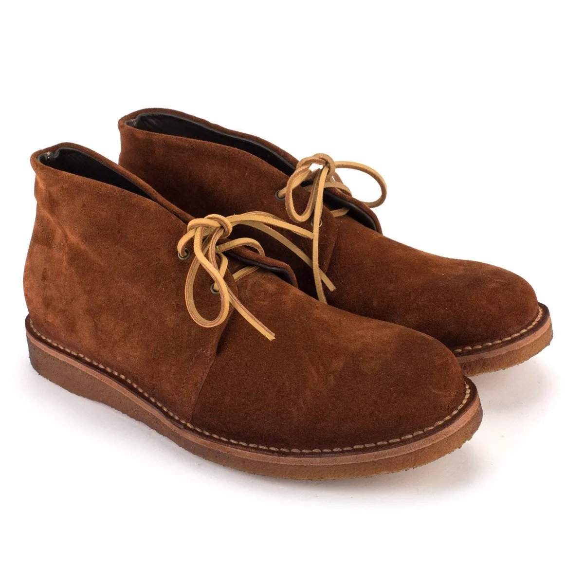MR JOHN SUEDE DESERT BOOTS – Tobacco sold by Punto Pigro product image thumbnail 5