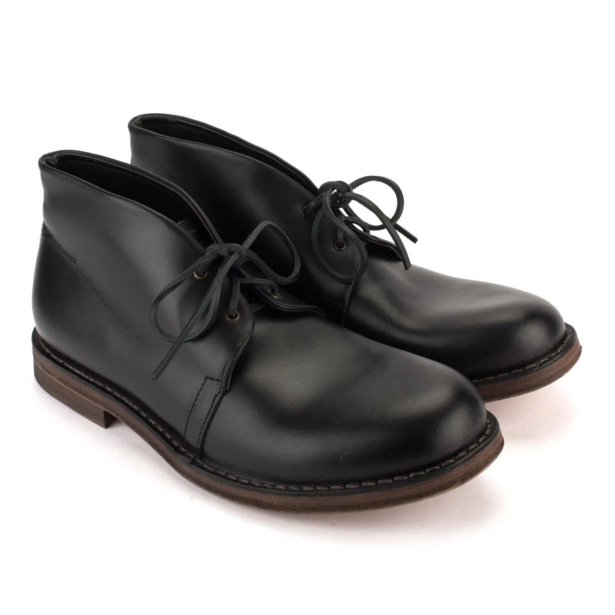 MR JOHN DESERT BOOTS – Black sold by Punto Pigro product image thumbnail 3