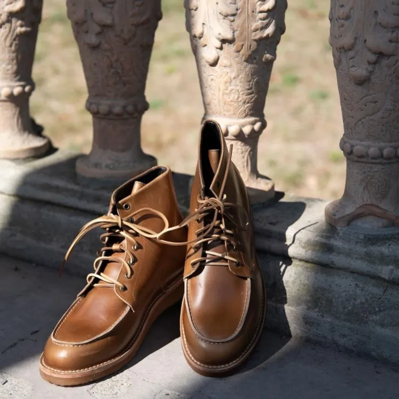 MR BRYAN ANKLE BOOTS – Caramel sold by Punto Pigro