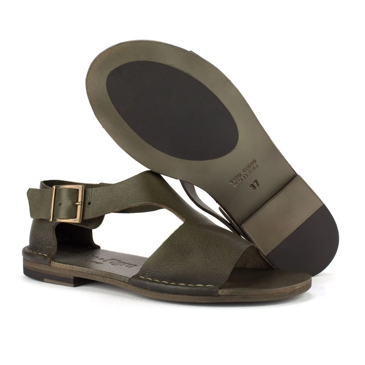 SAN 201 – Leather sandals sold by Punto Pigro product image thumbnail 3