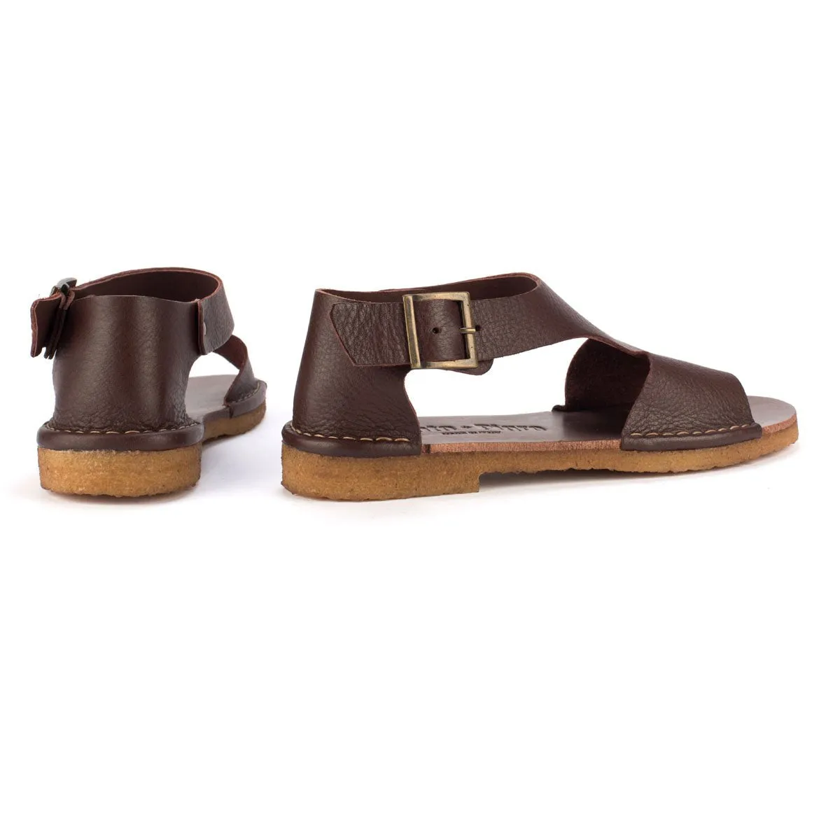 SAN 201 CREPE – Leather sandals sold by Punto Pigro product image thumbnail 2