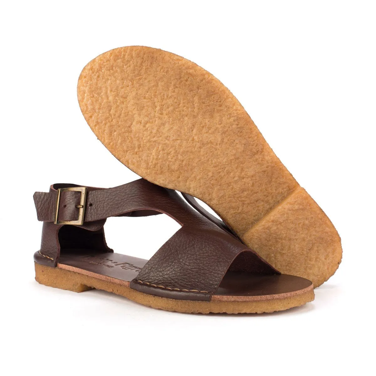 SAN 201 CREPE – Leather sandals sold by Punto Pigro product image thumbnail 3