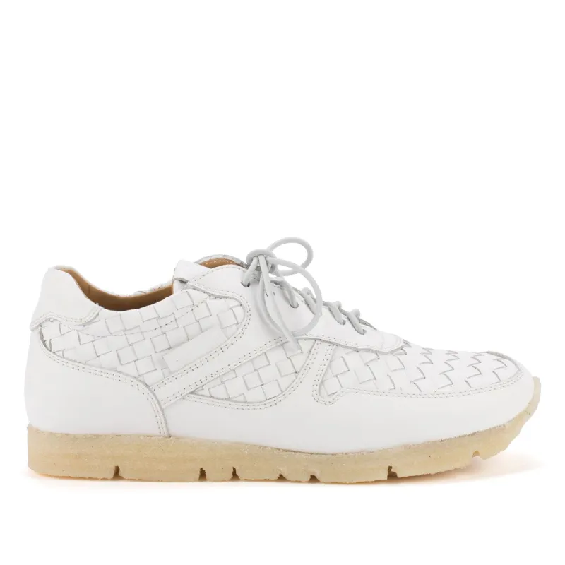 WOVEN SNEAKERS – White sold by Punto Pigro