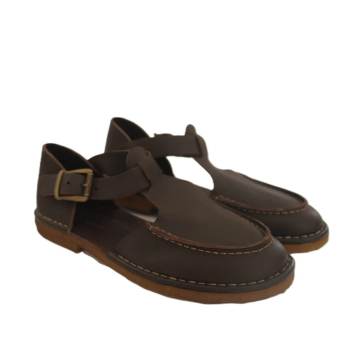 HAND 1112 CREPE - Moccasin Mary Jane sold by Punto Pigro product image thumbnail 2