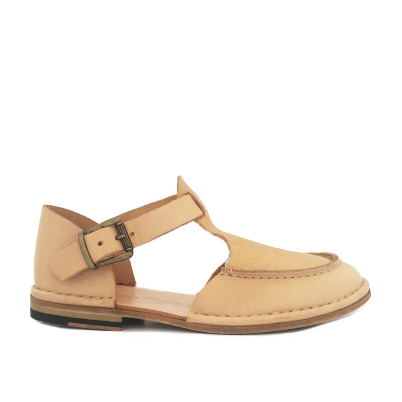 HAND 1112 LEATHER - Moccasin Mary Jane sold by Punto Pigro