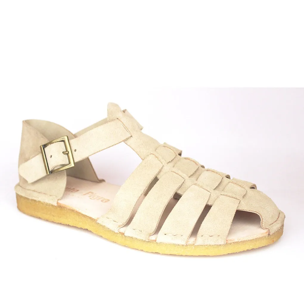 SAN 18 - Natural suede sandals sold by Punto Pigro product image thumbnail 2