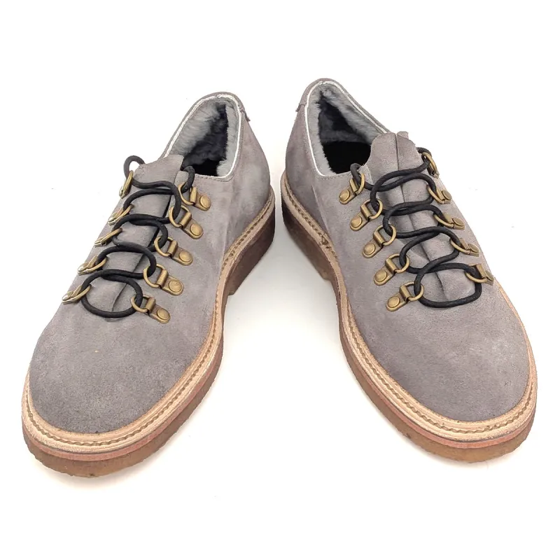 COLLEGE 50 Shearling – Suede Hiking-Inspired Shoe sold by Punto Pigro