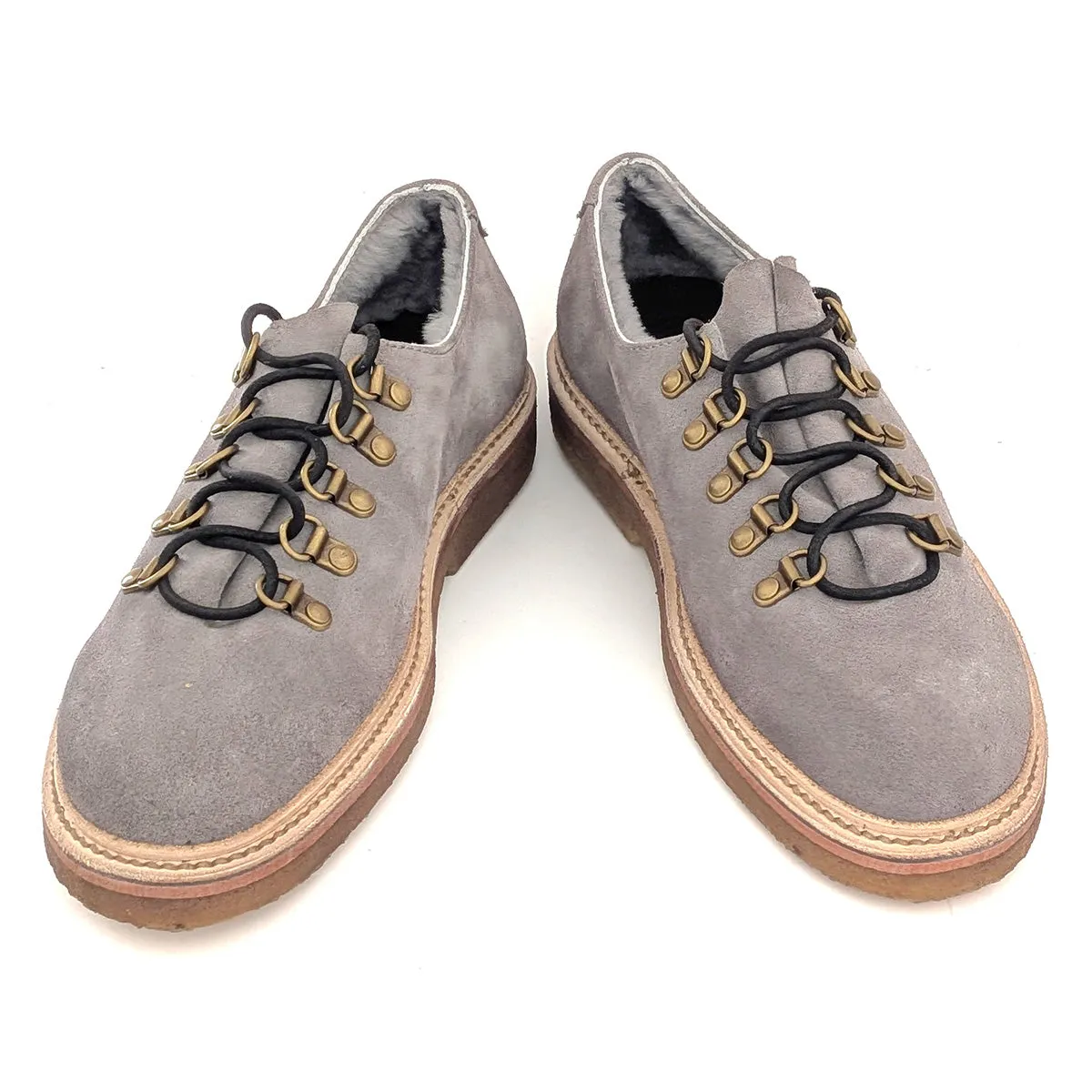 COLLEGE 50 Shearling – Suede Hiking-Inspired Shoe sold by Punto Pigro
