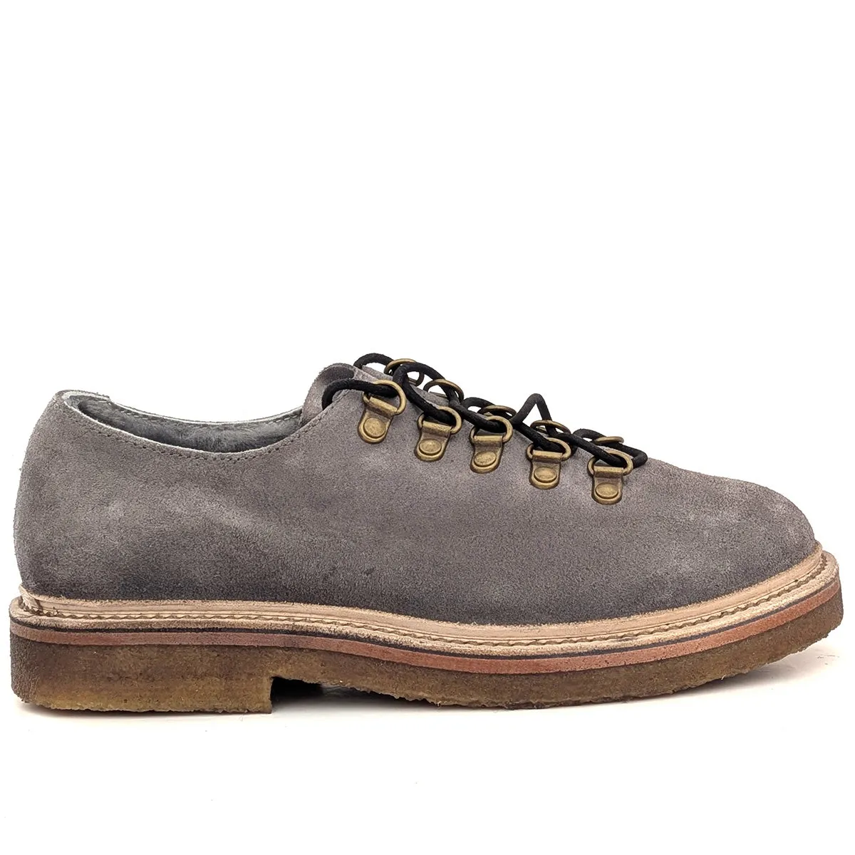 COLLEGE 50 Shearling – Suede Hiking-Inspired Shoe sold by Punto Pigro product image thumbnail 3