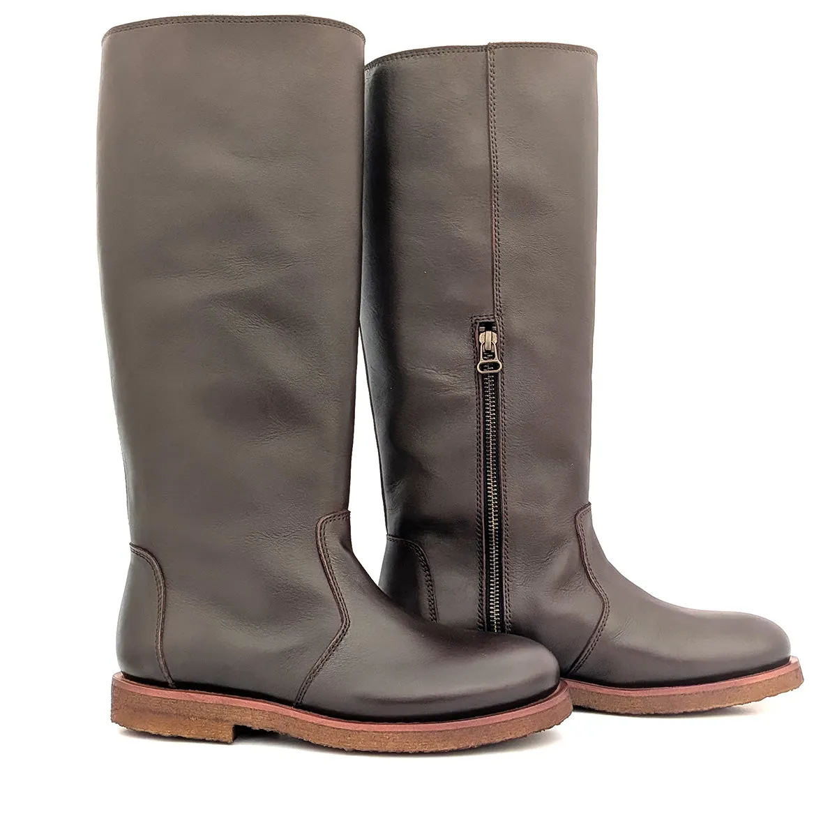 DRESS 101 - Tall Leather Boot sold by Punto Pigro product image thumbnail 3