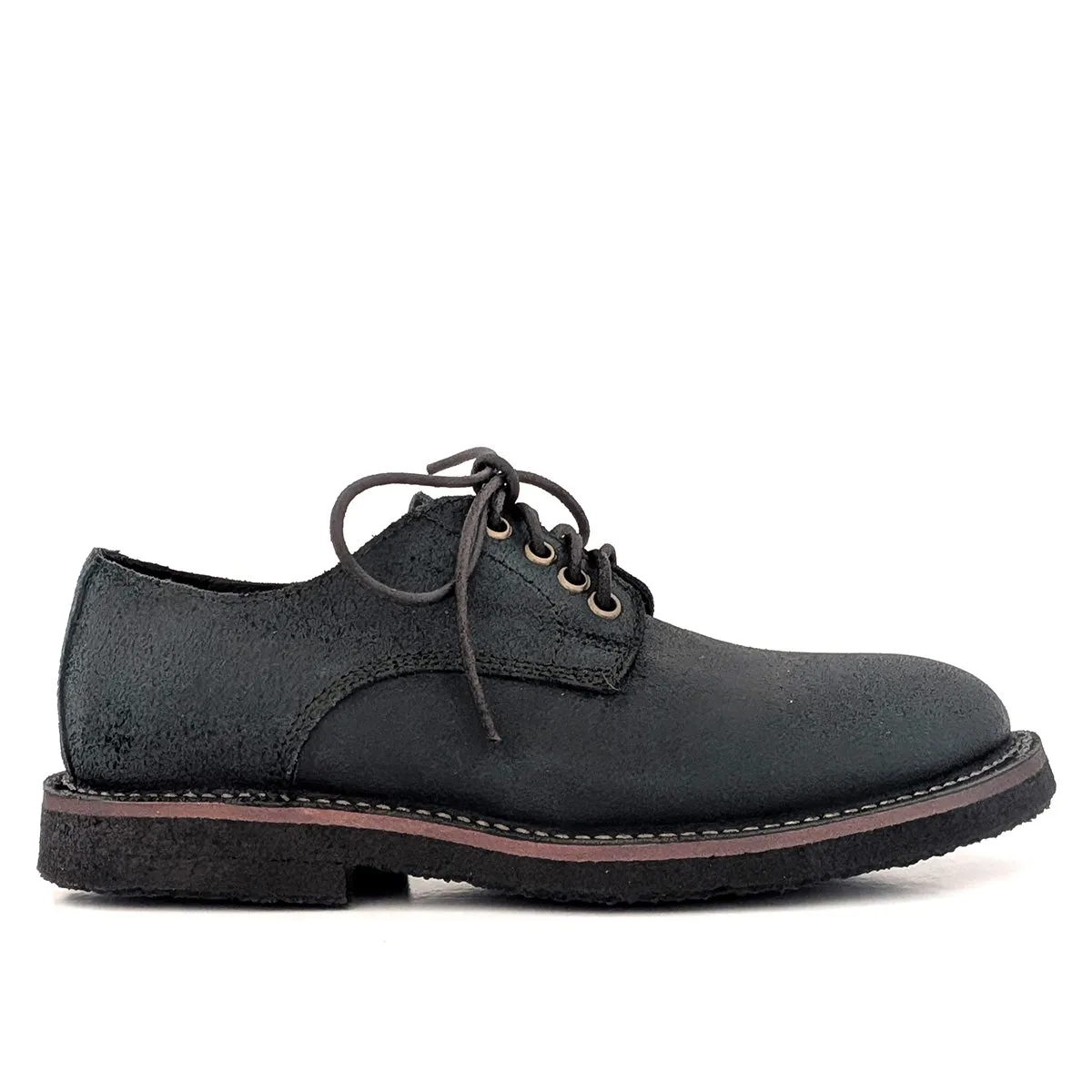 ID DRESS 01 – Greased Suede Derby sold by Punto Pigro product image thumbnail 2