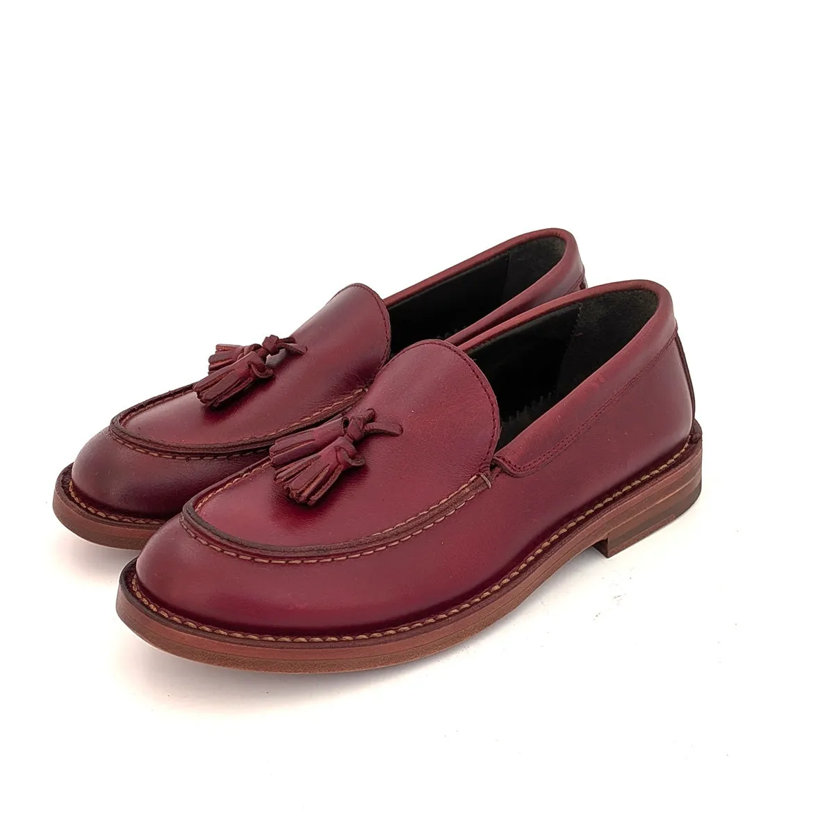 ID HAND 08 - Cherry Loafers sold by Punto Pigro product image thumbnail 3