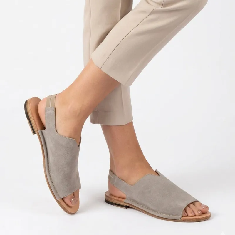 SAN 102 – Suede slides made by Punto Pigro
