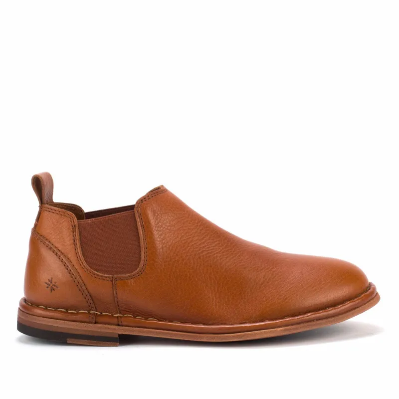 HAND 10 – Tan ankle boots made by Punto Pigro