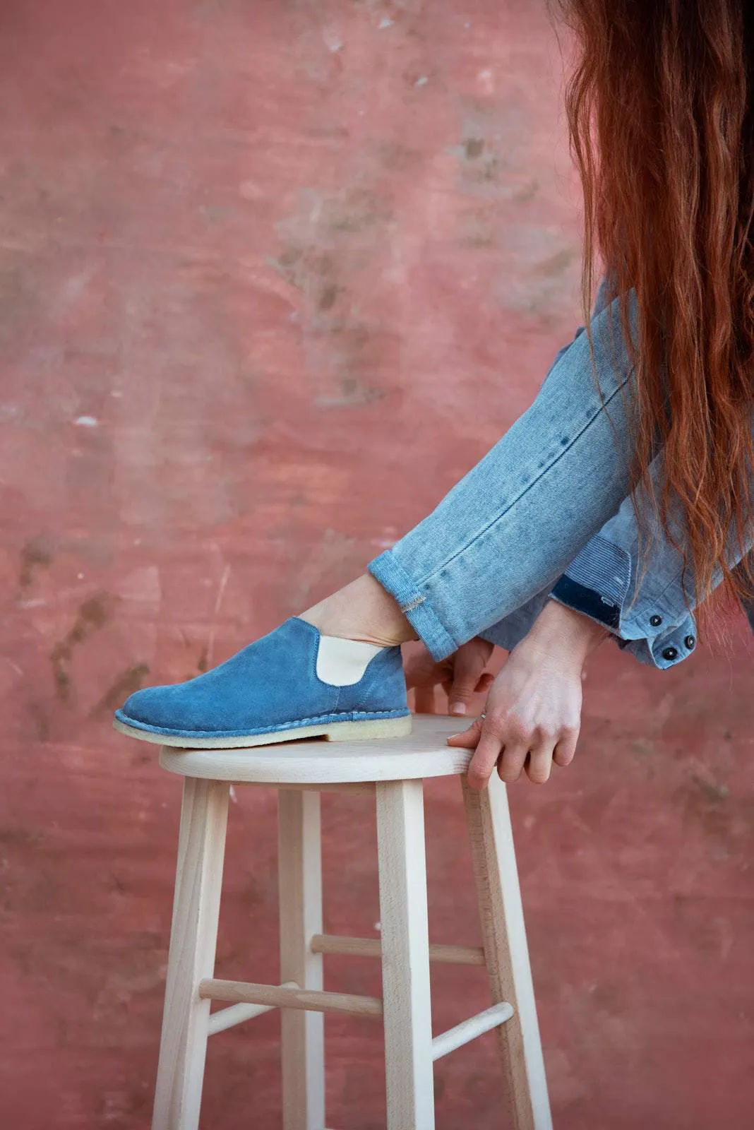 HAND 10 – Sky Chelsea crepe sold by Punto Pigro product image thumbnail 2