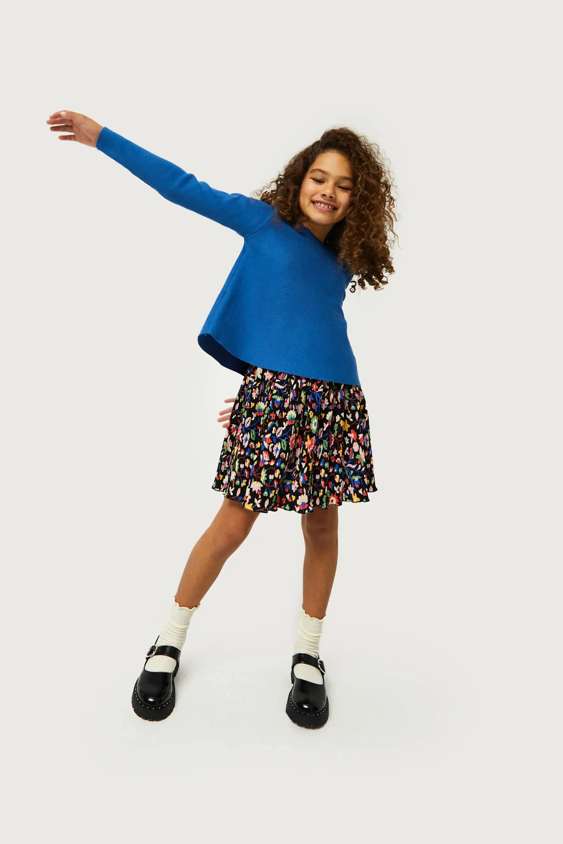 Jersey de niña evasé azul sold by Compania Fantasica product image thumbnail 4